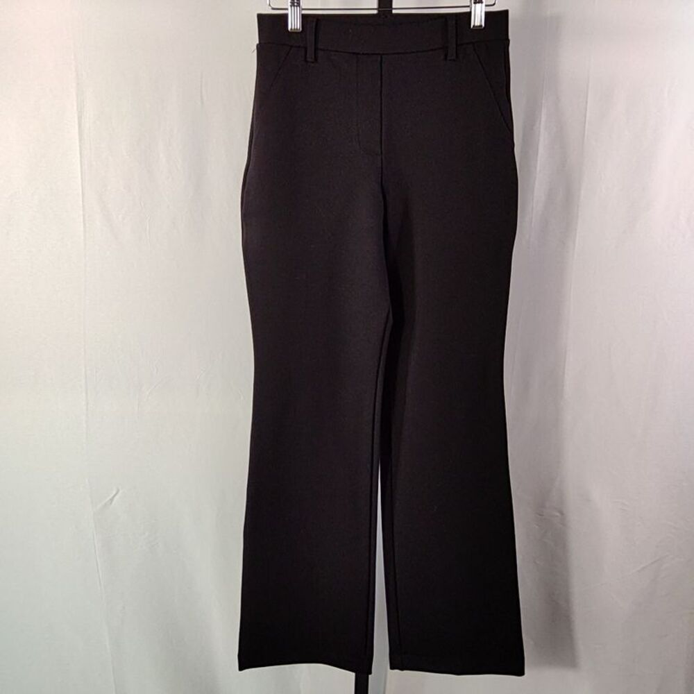 Quince Women Ultra-Stretch Ponte Bootcut Pants Black XS